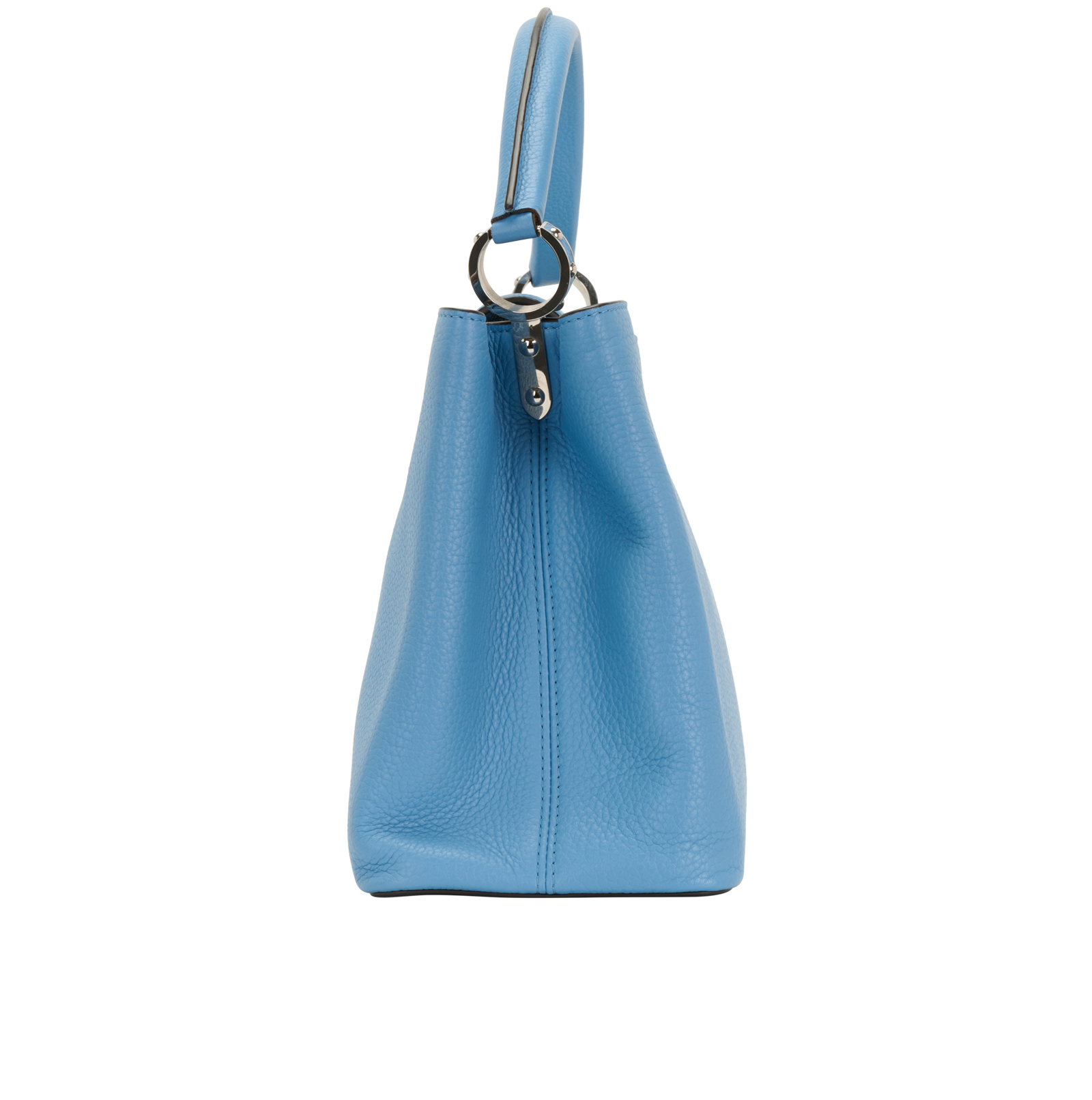 MM Capucines, &pound;1,900, Handbags, Blue, Leather, Side view